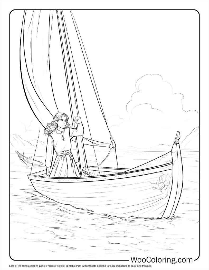 100  Lord Of The Rings coloring pages  Free PDF To Print  - 73