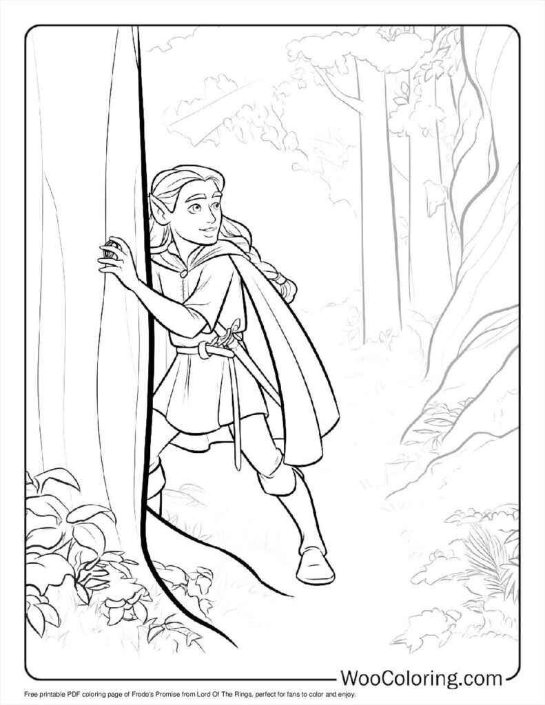 100  Lord Of The Rings coloring pages  Free PDF To Print  - 15