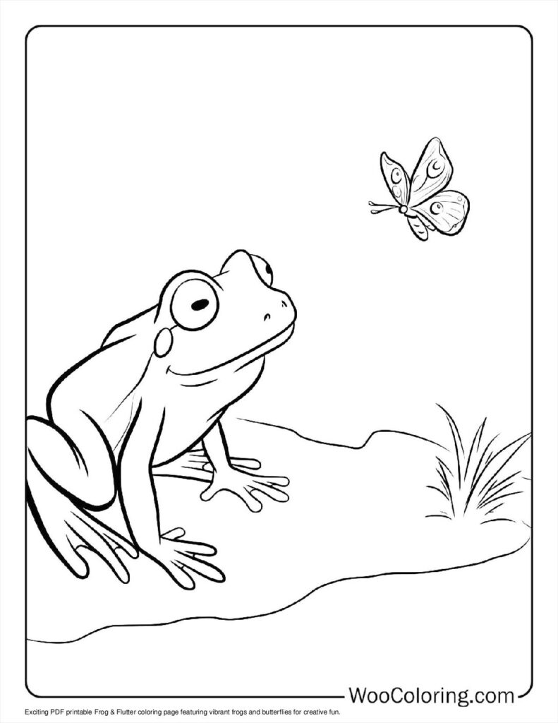 100  Frog coloring pages  Free PDF To Print  - 31