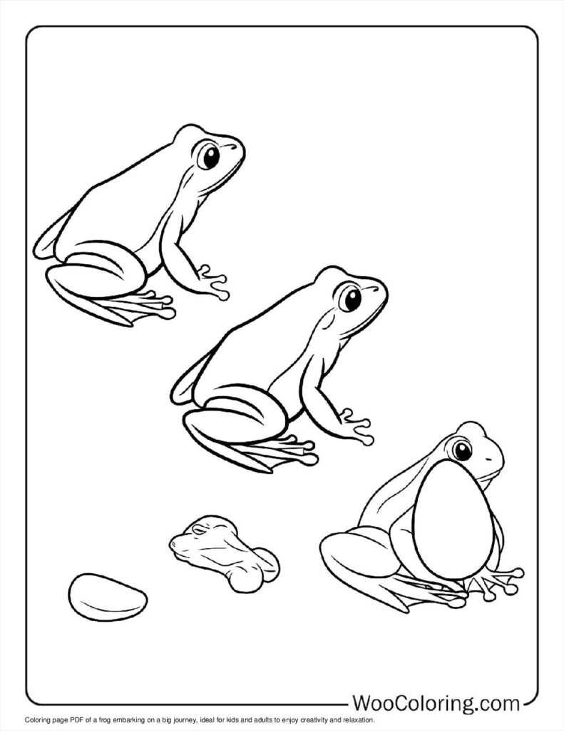 100  Frog coloring pages  Free PDF To Print  - 32