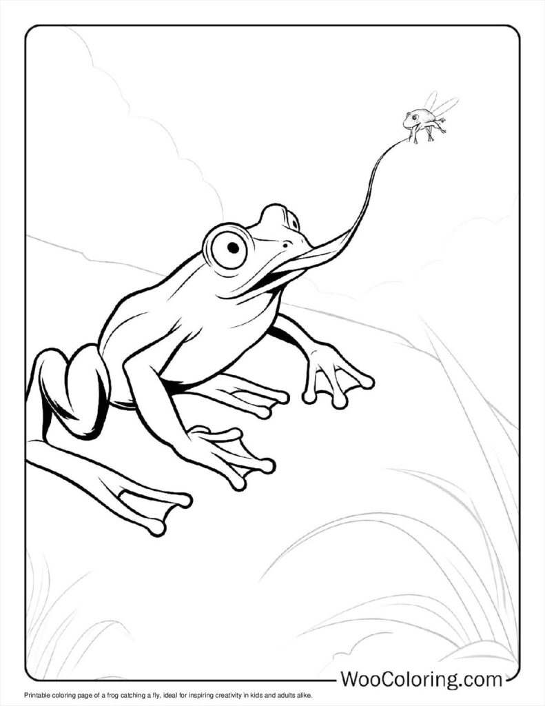 100  Frog coloring pages  Free PDF To Print  - 35