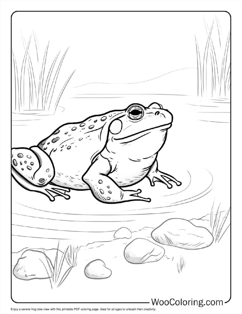 100  Frog coloring pages  Free PDF To Print  - 84