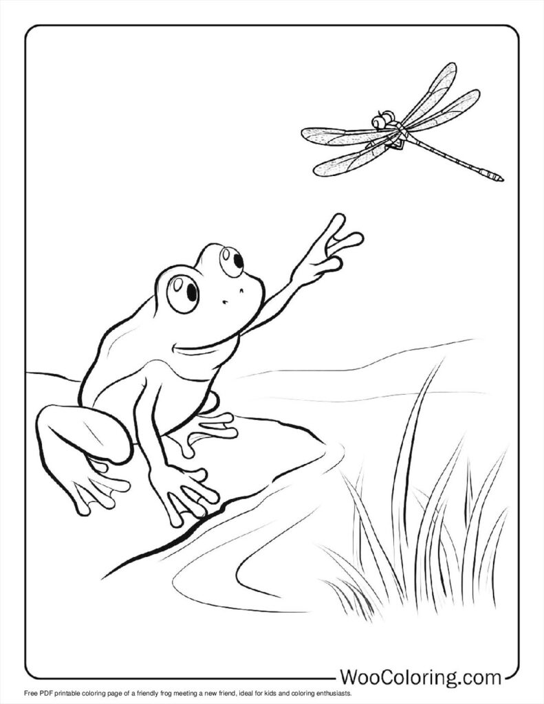 100  Frog coloring pages  Free PDF To Print  - 46