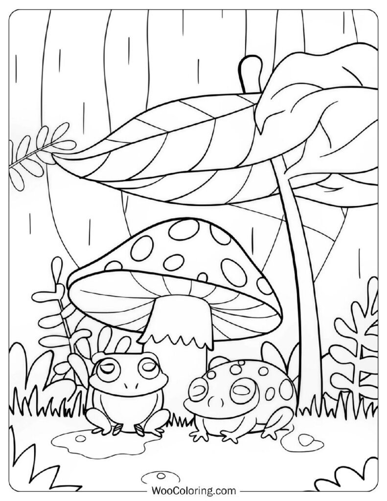 38 Mushroom Coloring Pages  Free PDF To Print  - 26