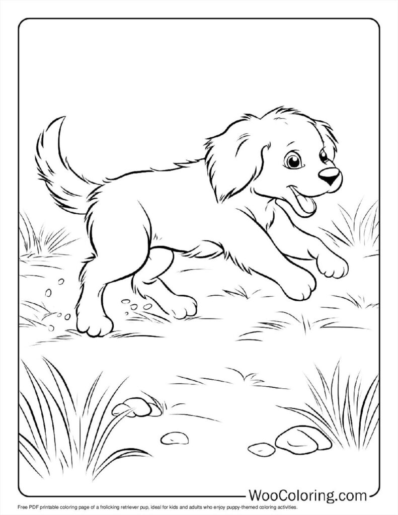 100  Puppy coloring pages  Free PDF To Print  - 3