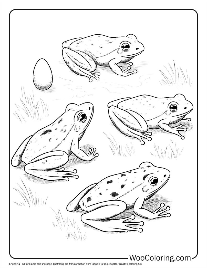 100  Frog coloring pages  Free PDF To Print  - 24