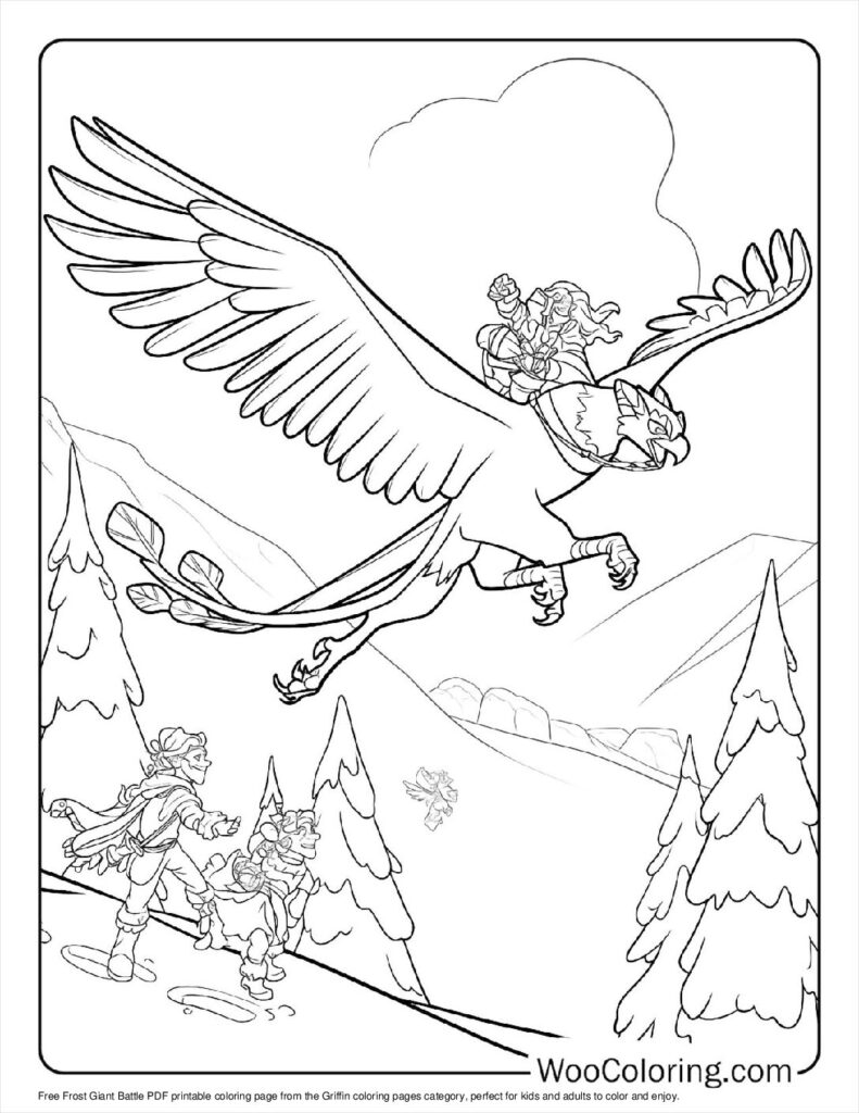 100  Griffin coloring pages  Free PDF To Print  - 61