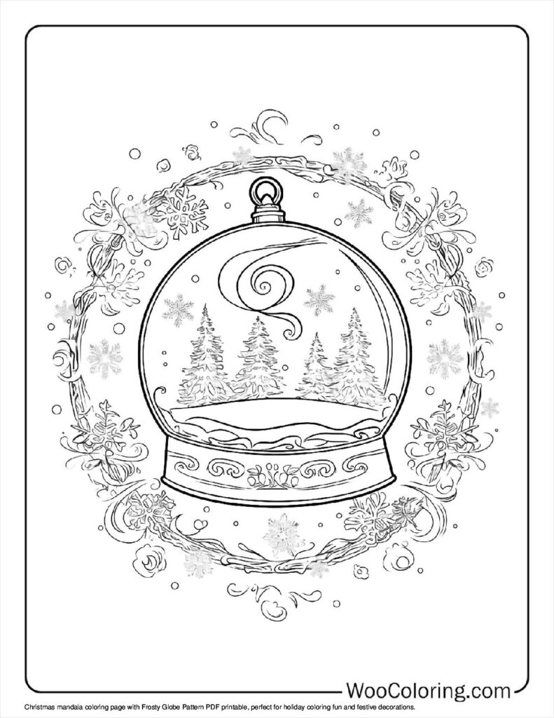 100 Christmas Mandala coloring pages Free PDF To Print - 49
