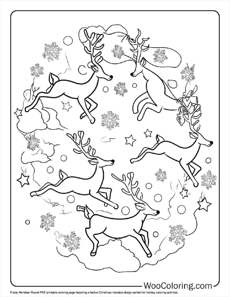 100 Christmas Mandala coloring pages Free PDF To Print - 72