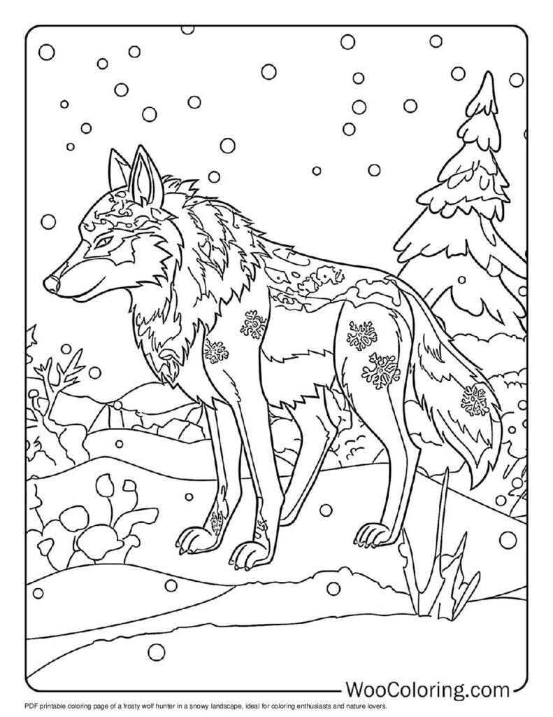100  Wolf coloring pages  Free PDF To Print  - 63