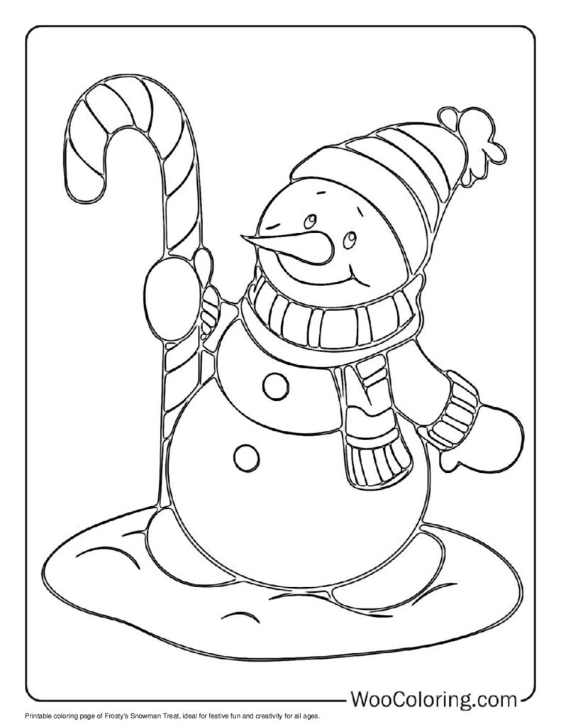 100  Snowman coloring pages  Free PDF To Print  - 26