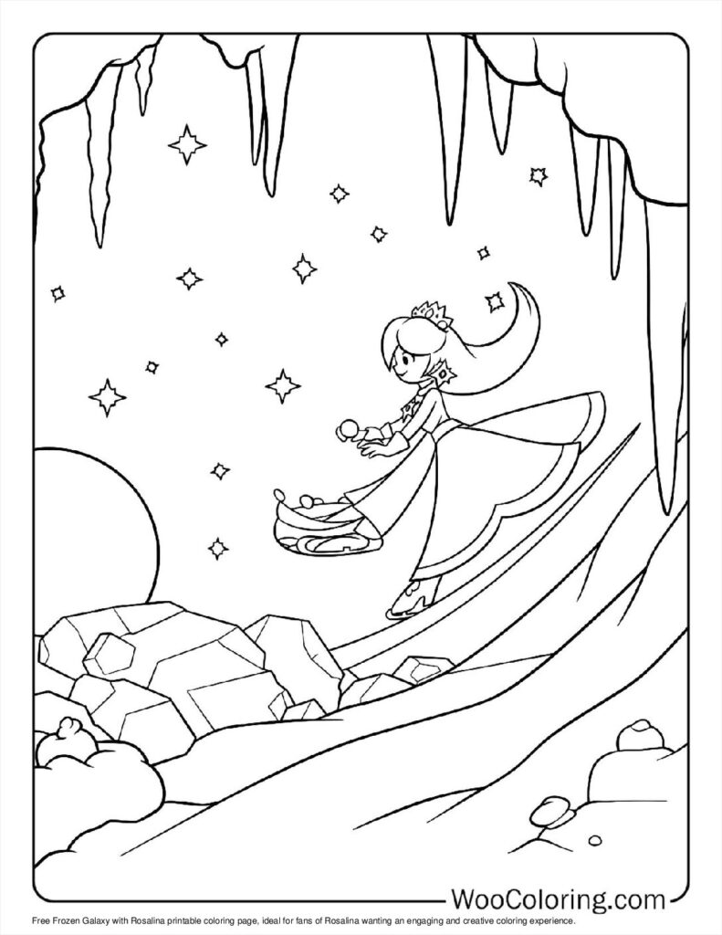 100  Rosalina coloring pages  Free PDF To Print  - 27