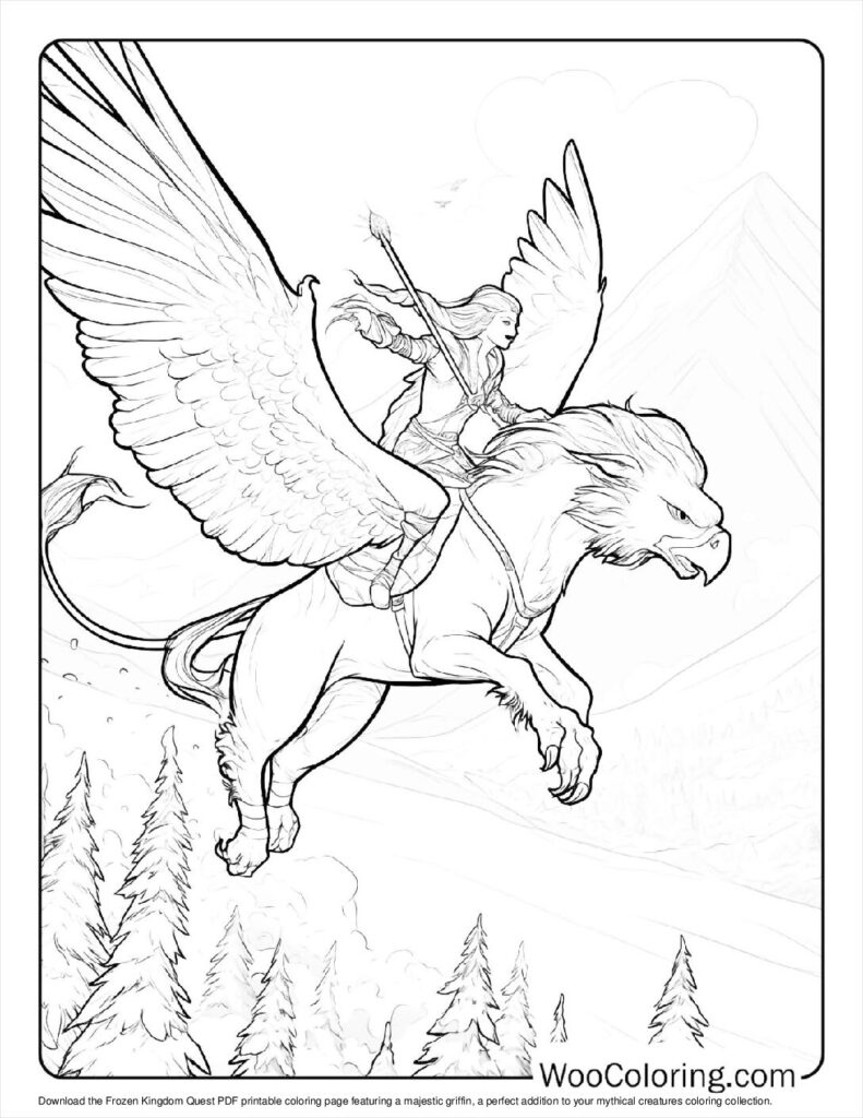 100  Griffin coloring pages  Free PDF To Print  - 66