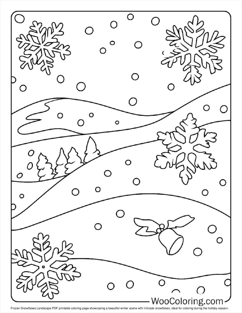 100  Snowflake coloring pages  Free PDF To Print  - 85