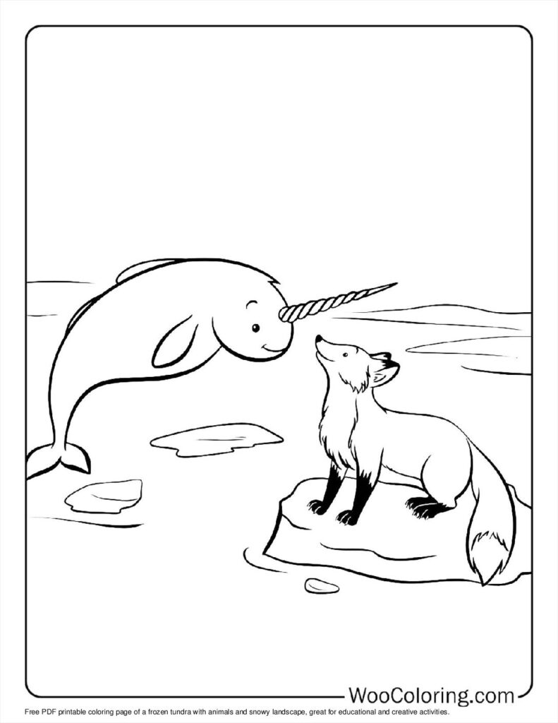 100  Narwhal coloring pages  Free PDF To Print  - 59