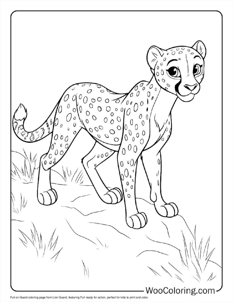 Fuli on Guard in Lion Guard To Color