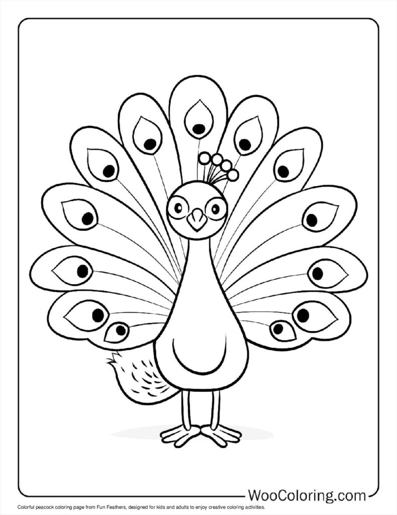 100  Peacock coloring pages  Free PDF To Print  - 49