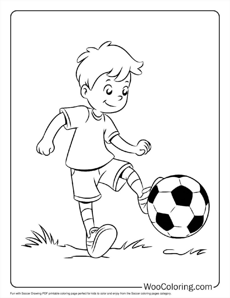 100  Soccer coloring pages  Free PDF To Print  - 4