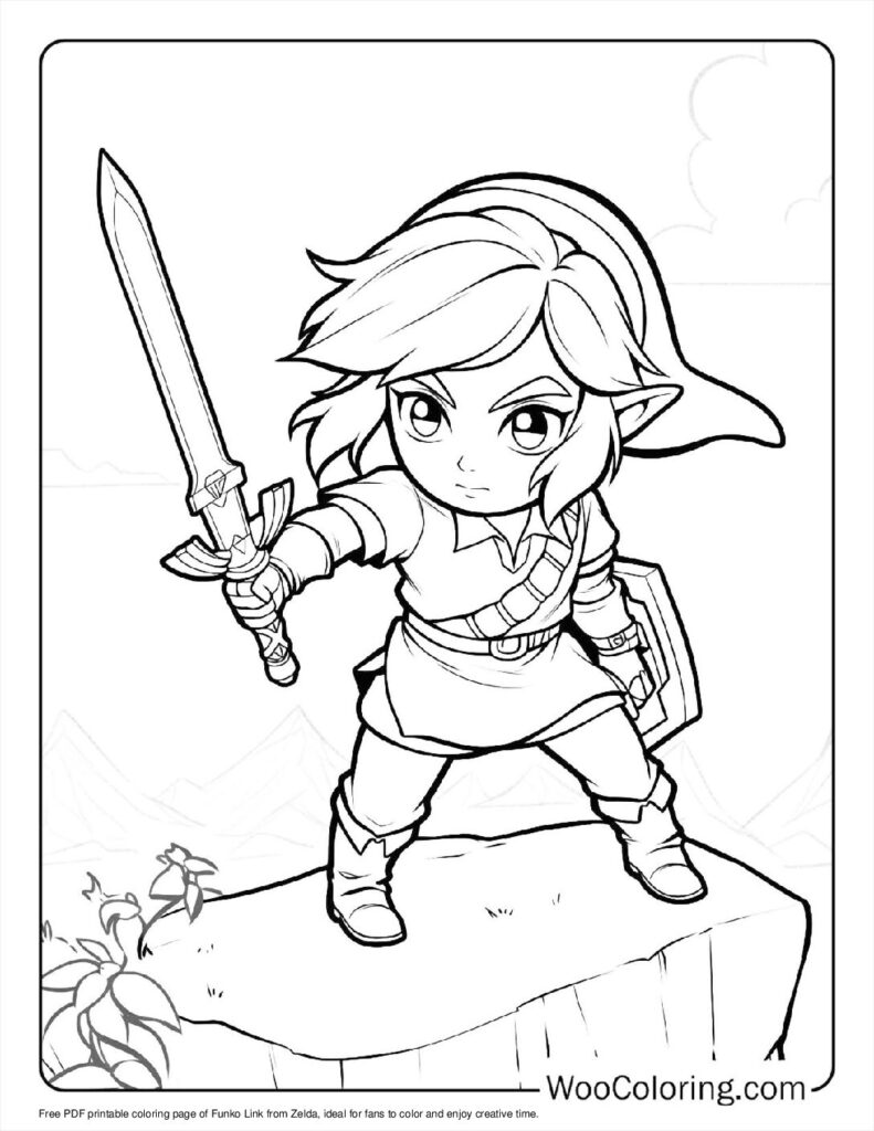 100  Zelda coloring pages  Free PDF To Print  - 46