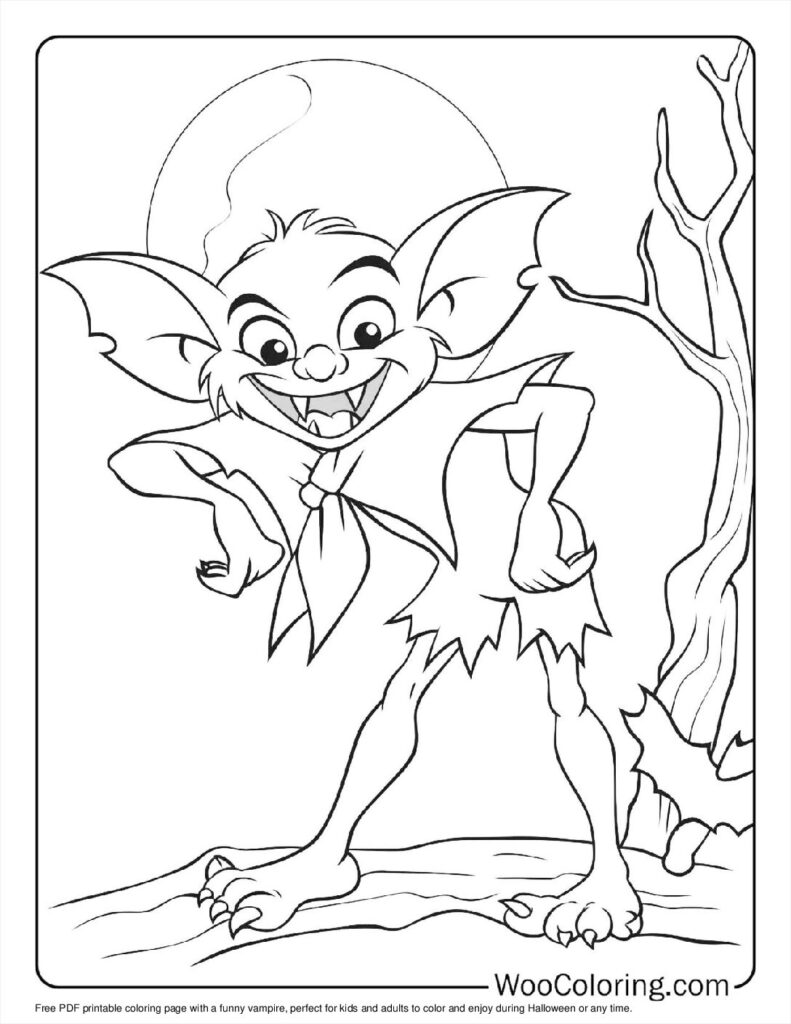 100 Vampire coloring pages Free PDF To Print - 62