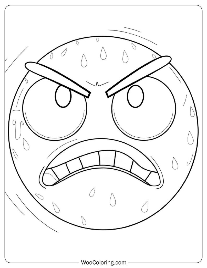 40 Emoji Coloring Pages  Free PDF To Print  - 28
