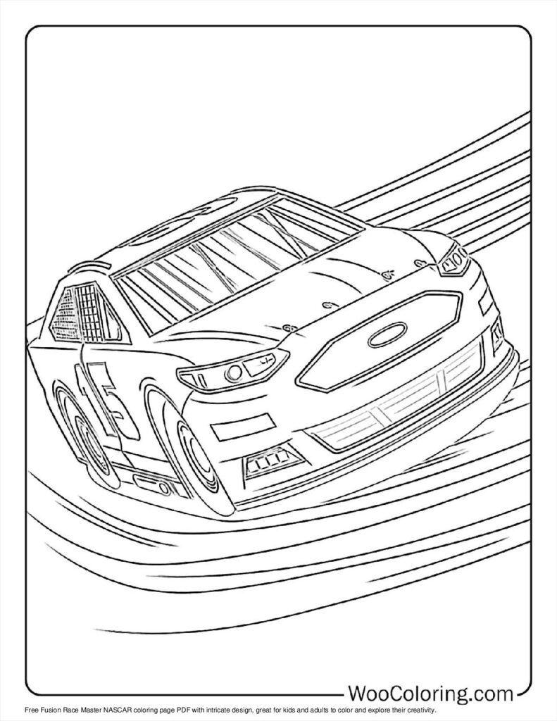 100  NASCAR coloring pages  Free PDF To Print  - 92