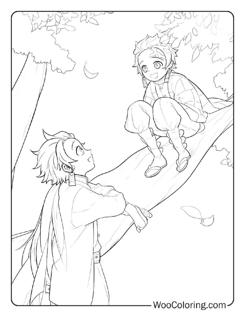 100  Demon Slayer coloring pages  Free PDF To Print  - 82