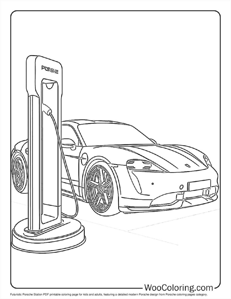 100  Porsche coloring pages  Free PDF To Print  - 64
