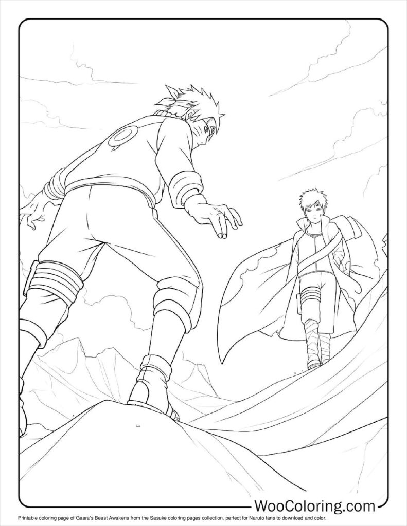 100  Sasuke coloring pages  Free PDF To Print  - 72