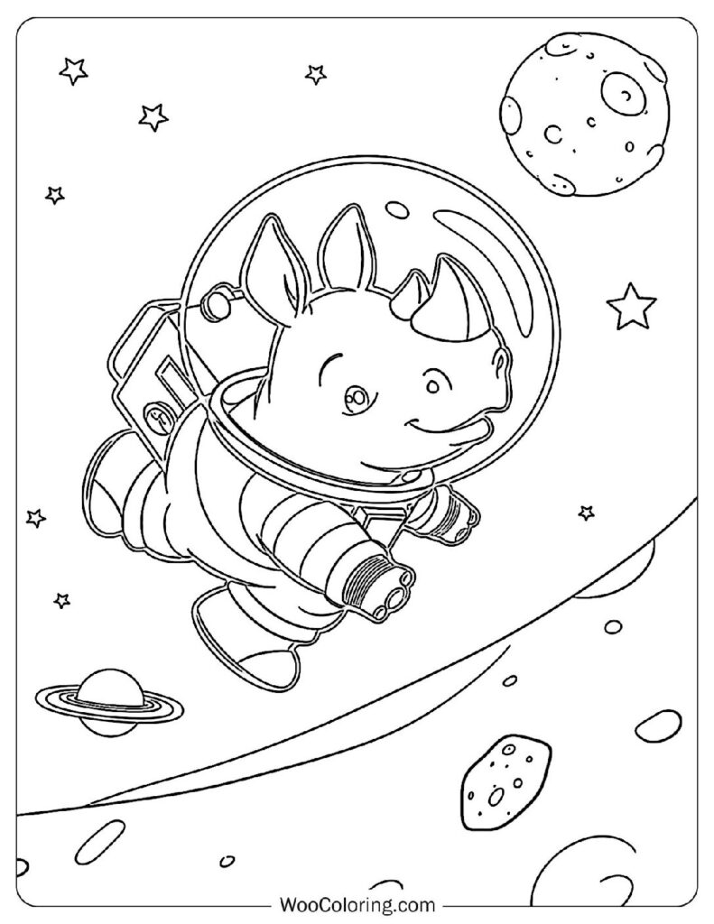 100  Rhino coloring pages  Free PDF To Print  - 86