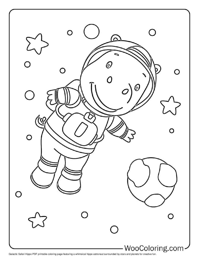 100  Hippo coloring pages  Free PDF To Print  - 13