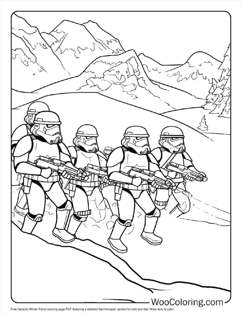 100  Stormtrooper coloring pages  Free PDF To Print  - 60