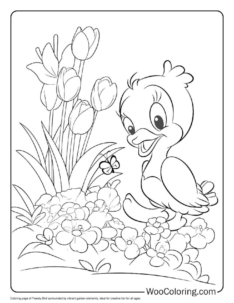 100  Tweety Bird coloring pages  Free PDF To Print  - 56