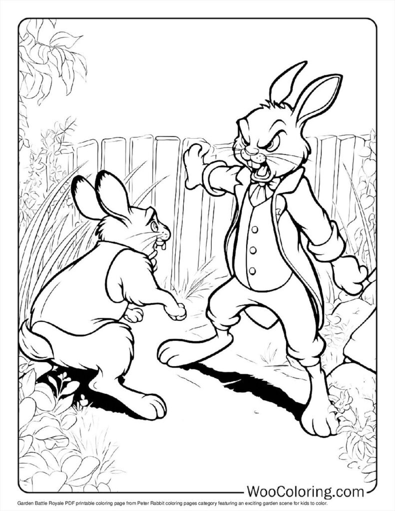 100  Peter Rabbit coloring pages  Free PDF To Print  - 61