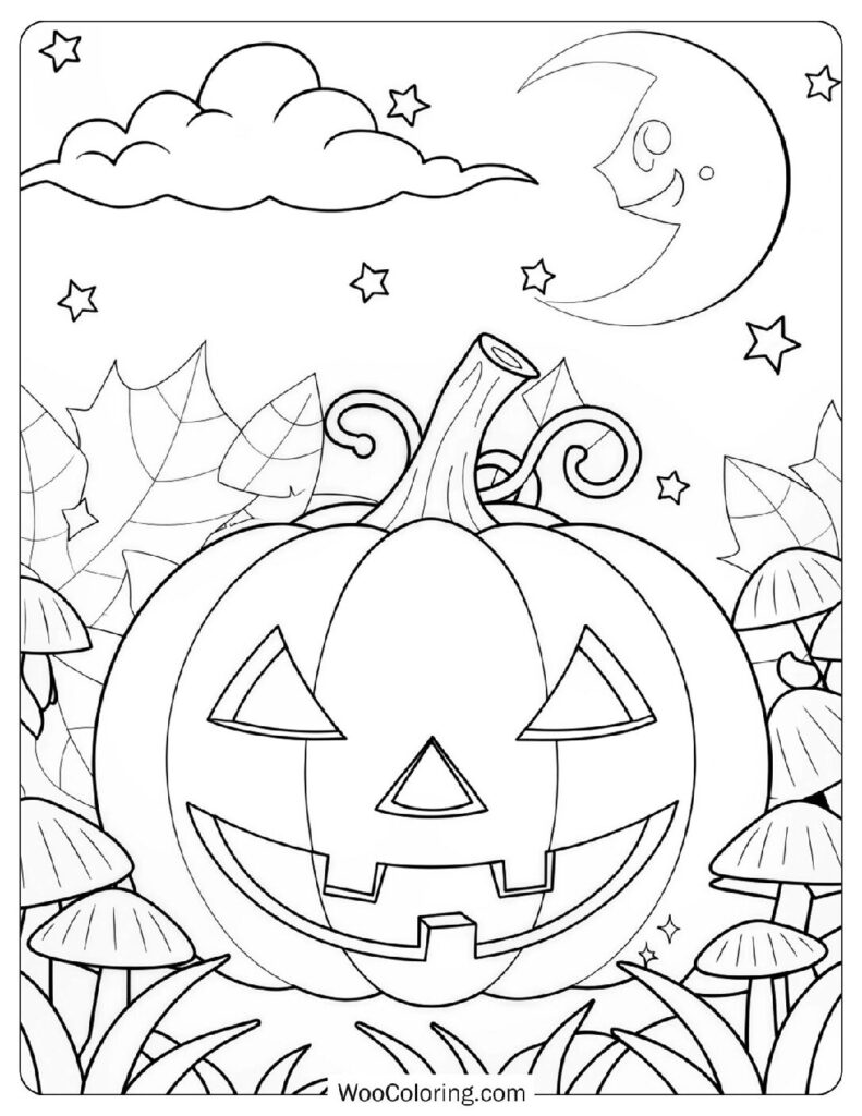 66 Pumpkin Coloring Pages  Free PDF To Print  - 98