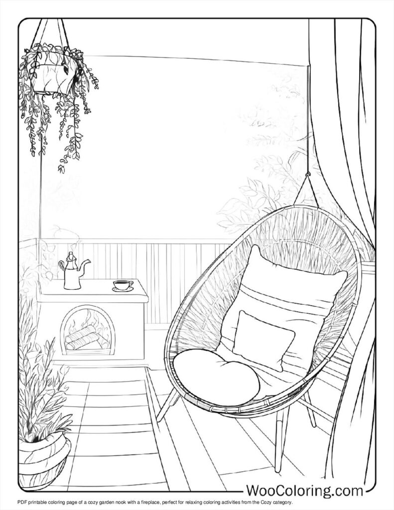 100  Cozy coloring pages  Free PDF To Print  - 67