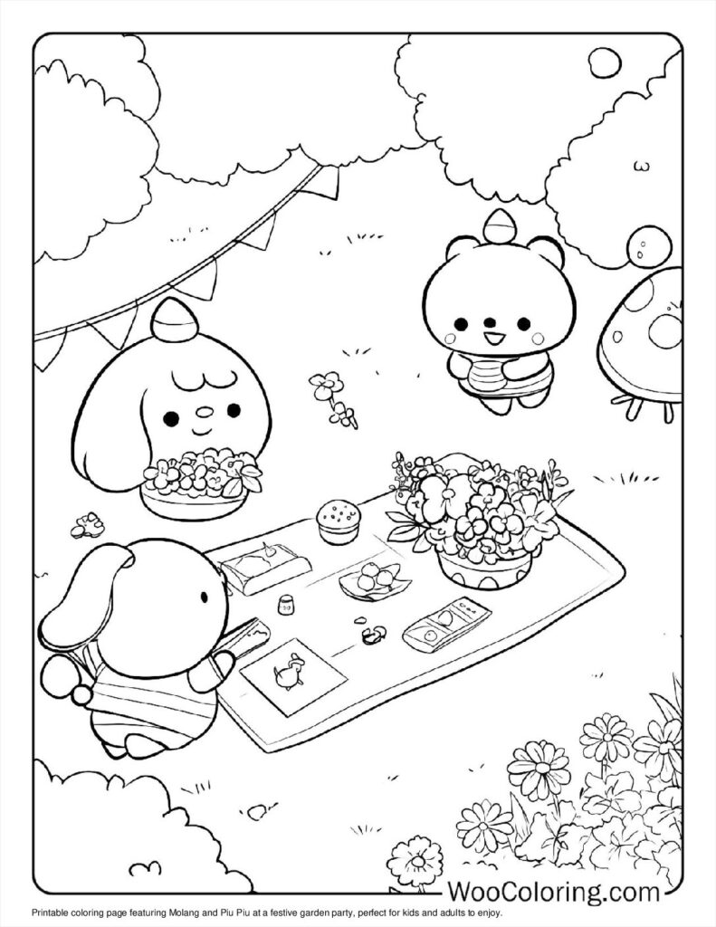 100  Molang coloring pages  Free PDF To Print  - 8