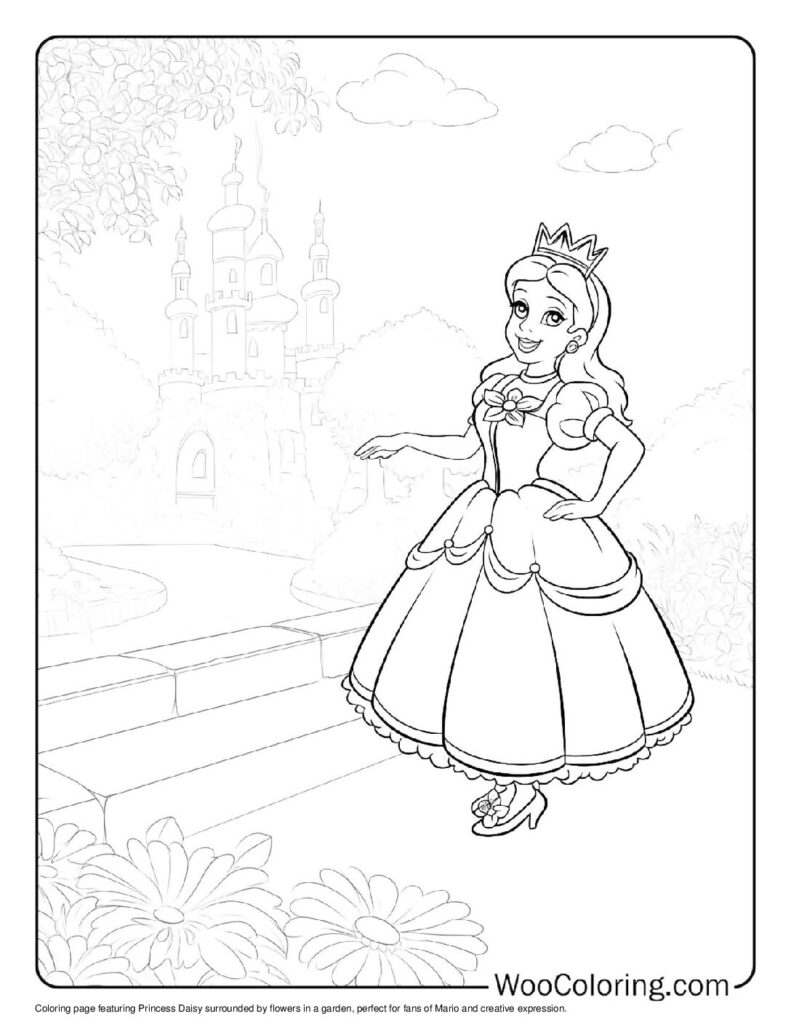 100  Princess Daisy coloring pages  Free PDF To Print  - 72