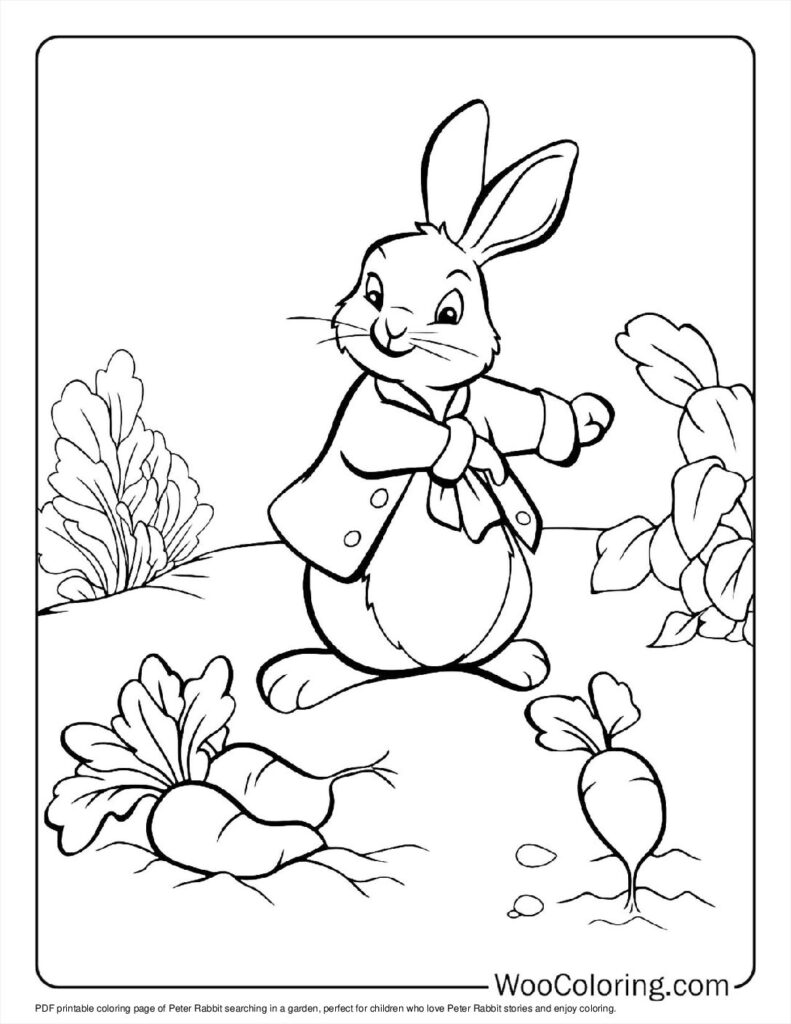 100  Peter Rabbit coloring pages  Free PDF To Print  - 62