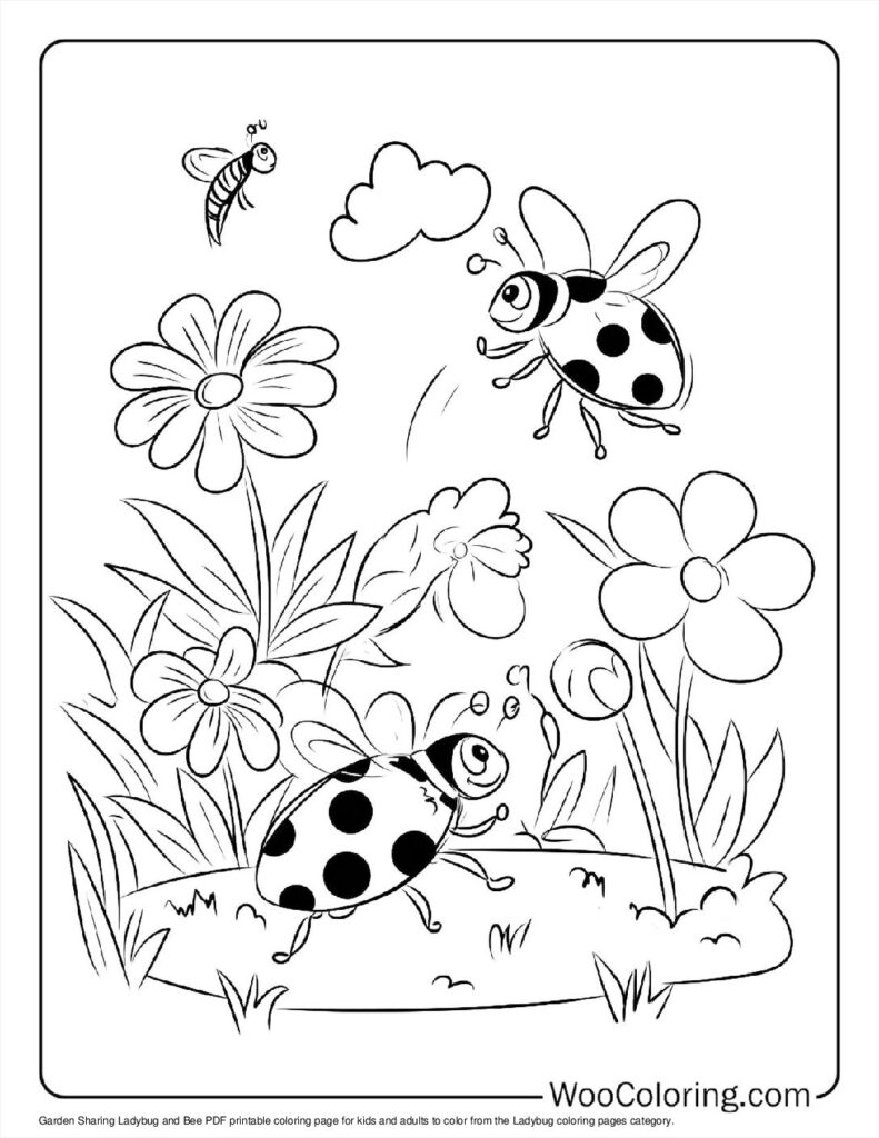 100  Ladybug coloring pages  Free PDF To Print  - 2