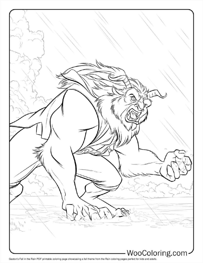 100  Rain coloring pages  Free PDF To Print  - 8