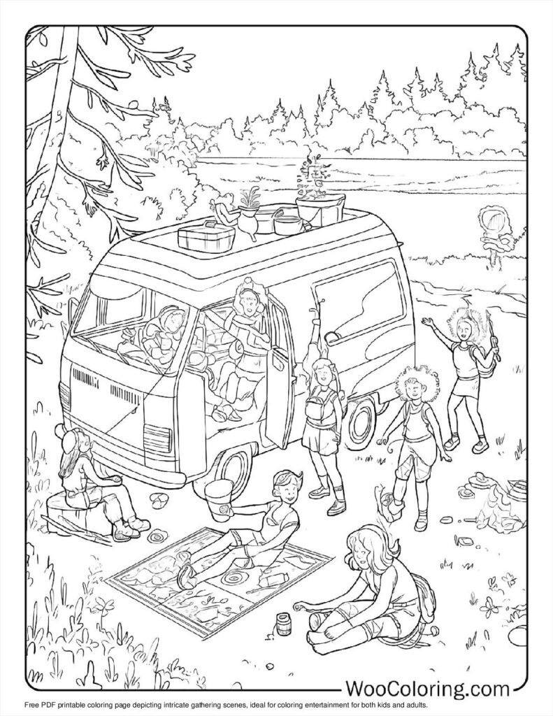 100  Hippie coloring pages  Free PDF To Print  - 83