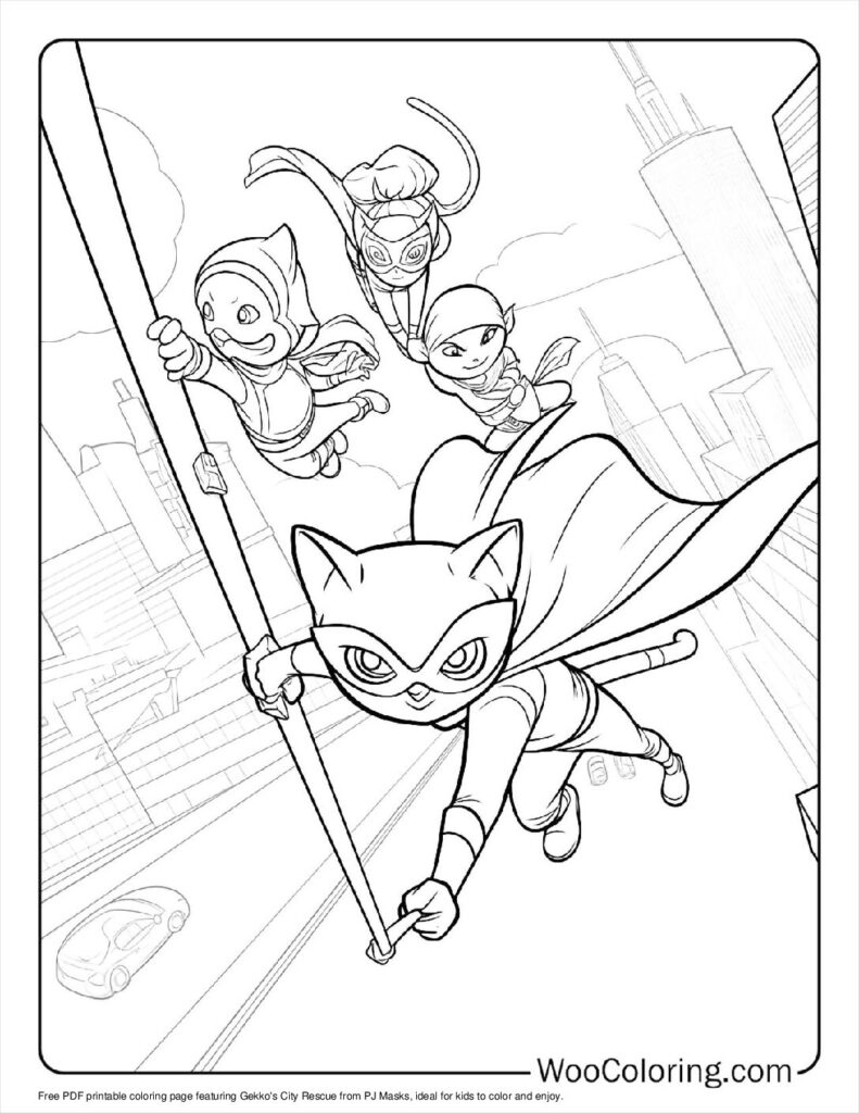 100  PJ Masks coloring pages  Free PDF To Print  - 41