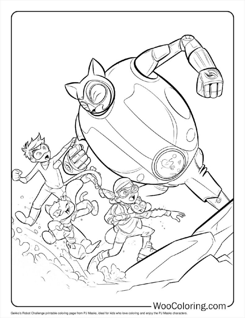 100  PJ Masks coloring pages  Free PDF To Print  - 76