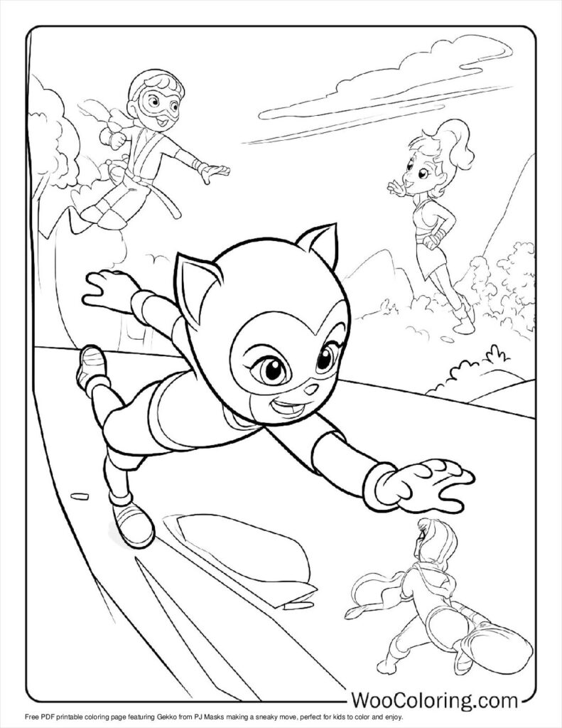 100  PJ Masks coloring pages  Free PDF To Print  - 84