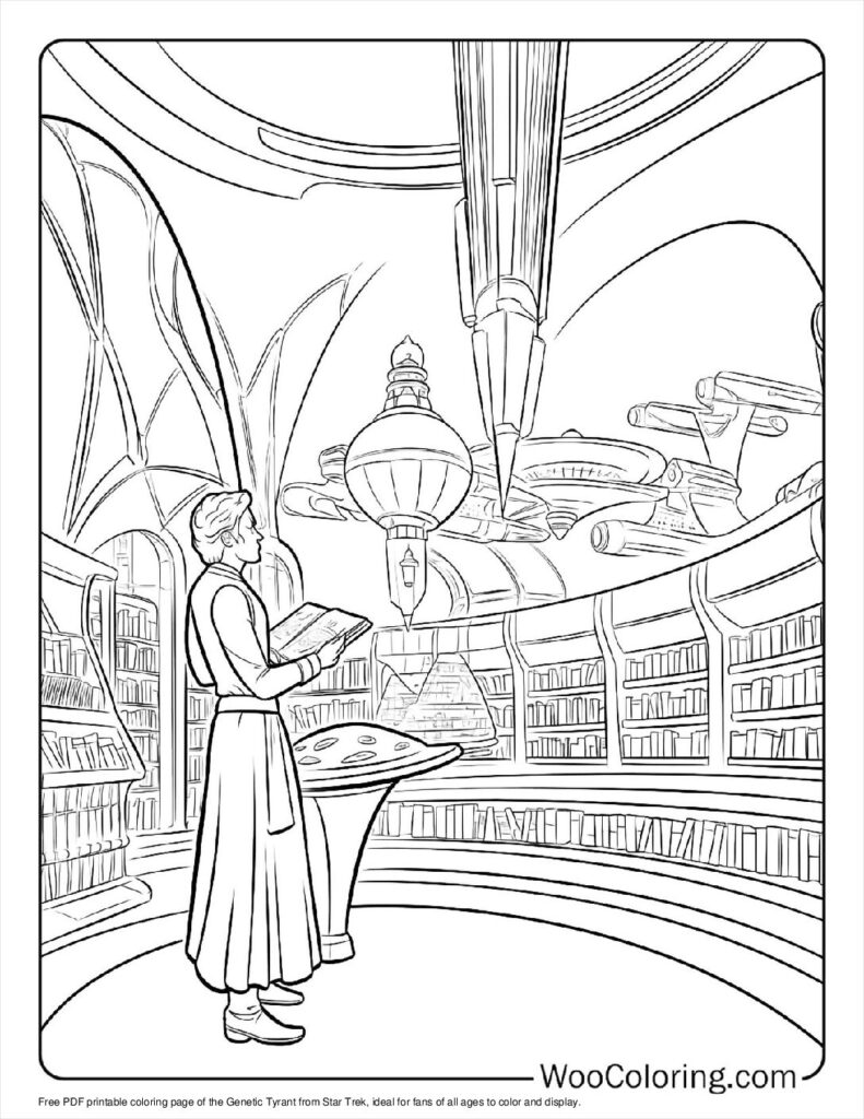 100  Star Trek coloring pages  Free PDF To Print  - 7