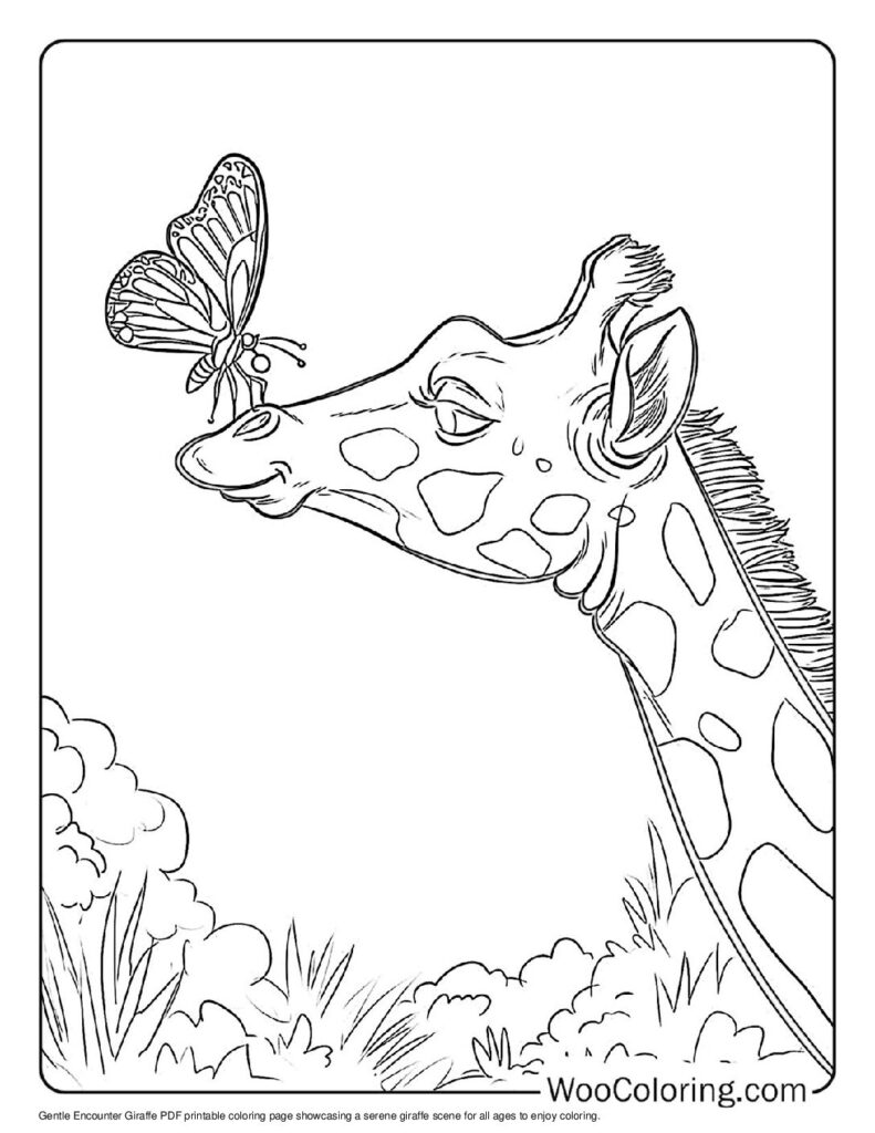 100  Giraffe coloring pages  Free PDF To Print  - 83