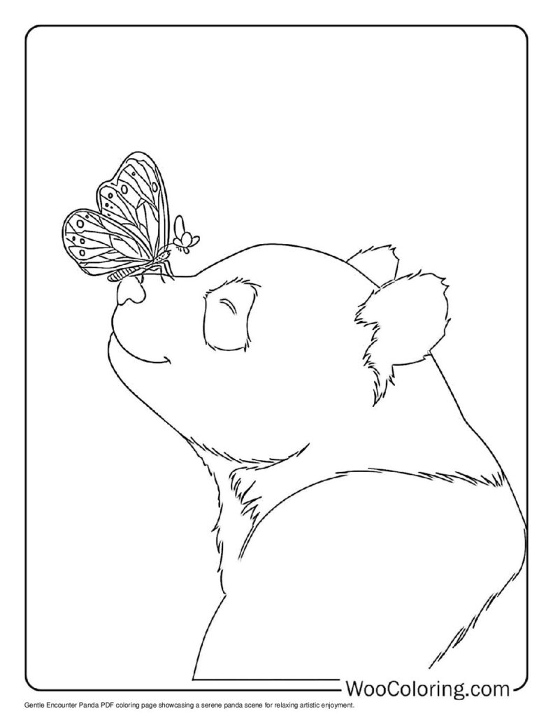 100  Panda coloring pages  Free PDF To Print  - 1