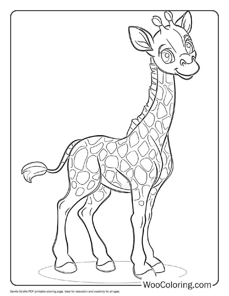100  Giraffe coloring pages  Free PDF To Print  - 48