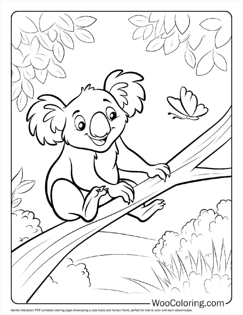 100  Koala coloring pages  Free PDF To Print  - 60